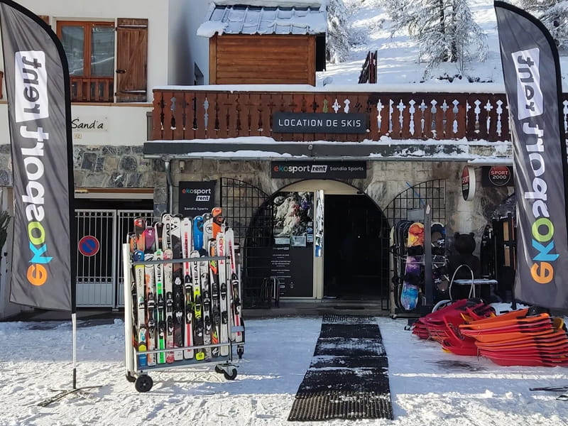 Ski hire shop Ekosport-Rent Sandia Sports in 12 Avenue de Valberg, Valberg