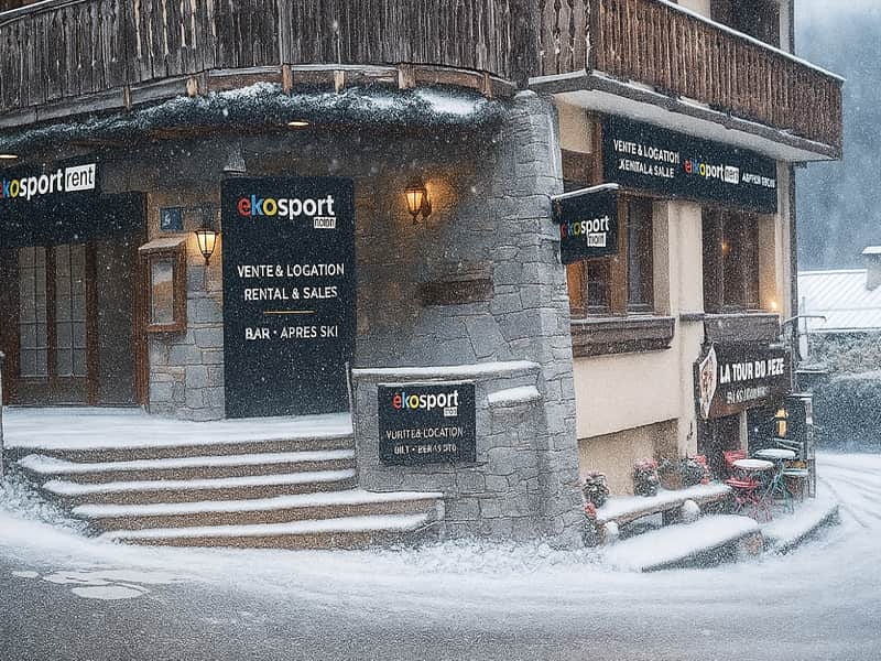 Ski hire shop Ekosport-Rent Bellevue Sport in 12 rue de Bellevue, Les Houches