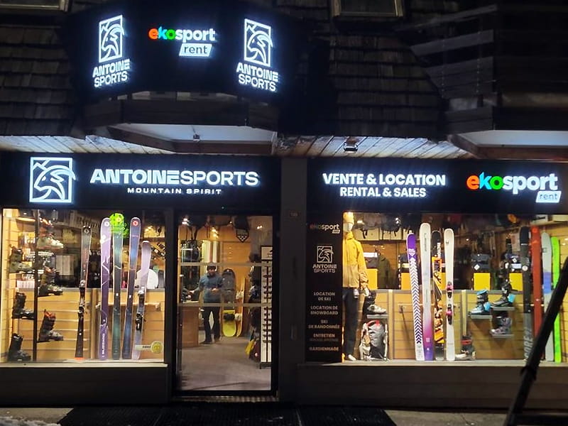Ski hire shop Ekosport-Rent Antoine Ski in 139 Promenade du Festival, Avoriaz