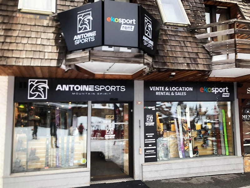 Ski hire shop Ekosport-Rent Antoine Ski in 139 Promenade du Festival, Avoriaz