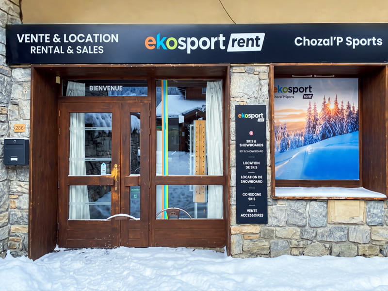 Ski hire shop Ekosport-Rent Le Village in 269 Rue de la Voûte - Hauteluce Village, Hauteluce