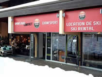 Ski hire shop Cham Sport Mummery Le Paradis in Chamonix, 28, Impasse des Primevères - Club Med