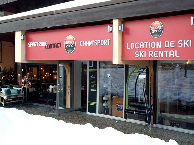 Ski hire shop Cham Sport Mummery Le Paradis in 28, Impasse des Primevères - Club Med, Chamonix