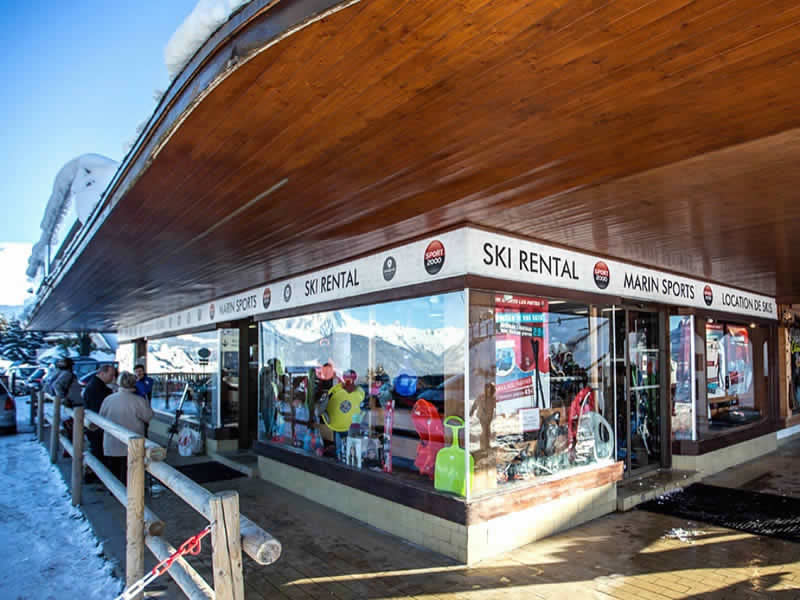 Ski hire shop Marin Sports in 2804 Route de la Cry Cuchet - Pied des Pistes, Combloux