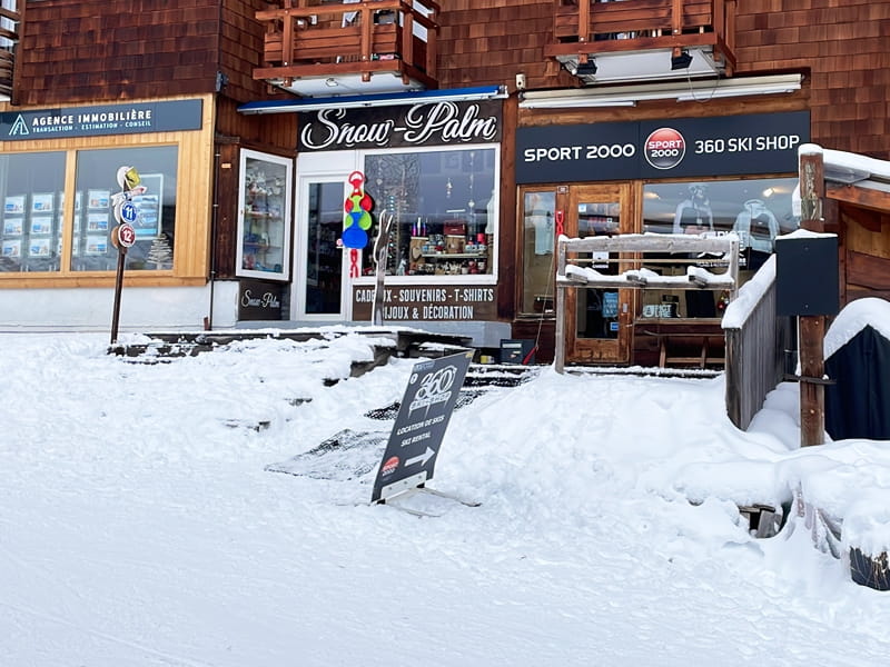 Ski hire shop 360 Skishop in 33 promenade du Festival, Avoriaz