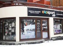 Ski hire shop Ekosport-Rent Le Pied Des Pistes in Lanslevillard Val Cenis, 335 Rue des Rochers