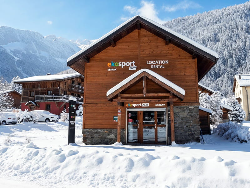 Ski hire shop Ekosport-Rent Skimax in 34 Chemin des Arberons, Argentière