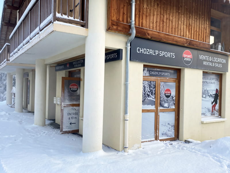 Ski hire shop Chozal'P Sports in 350 Route des Combes - Hauteluce Village, Hauteluce