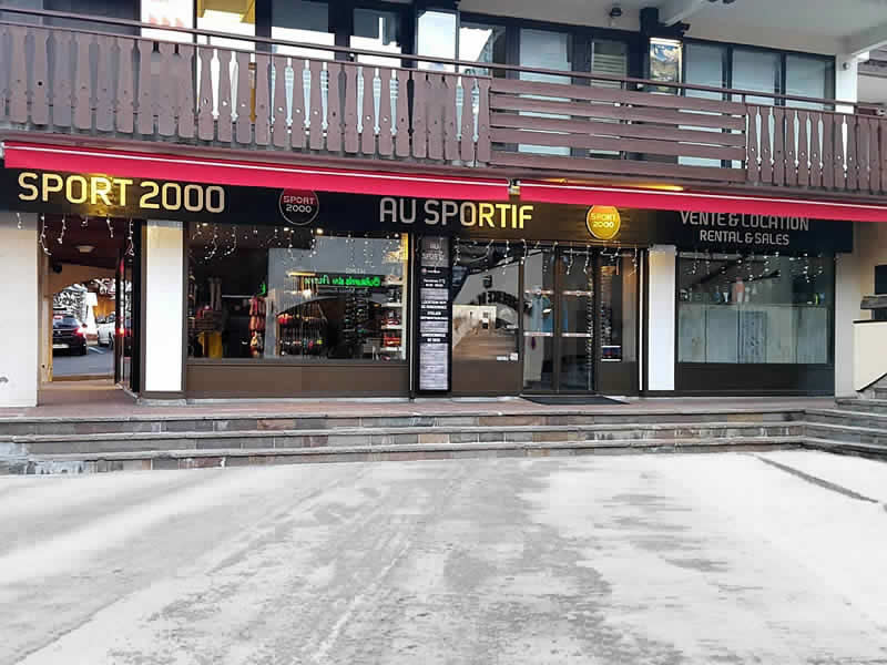 Ski hire shop Au Sportif in 47 Route du Col des Aravis, La Clusaz