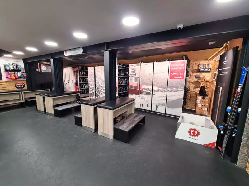 Ski hire shop Mathias Sports in 60 Taille de Mas du Pleney, Morzine