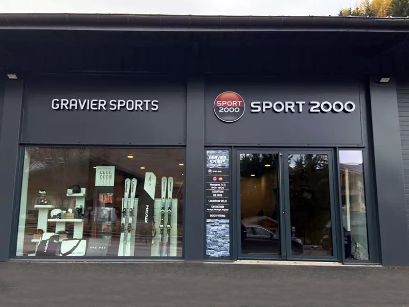 Ski hire shop Gravier Sports in 7, Avenue de la Muzelle, Les Deux Alpes