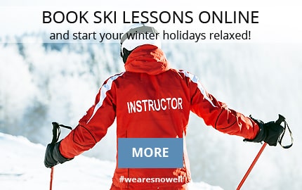 Book your ski lesson in advance + start your winter holidays relaxed!