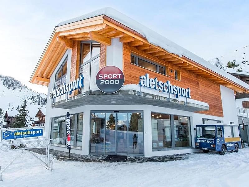 Ski hire shop ALETSCH SPORT WEST in Sportplatzweg 13, Riederalp