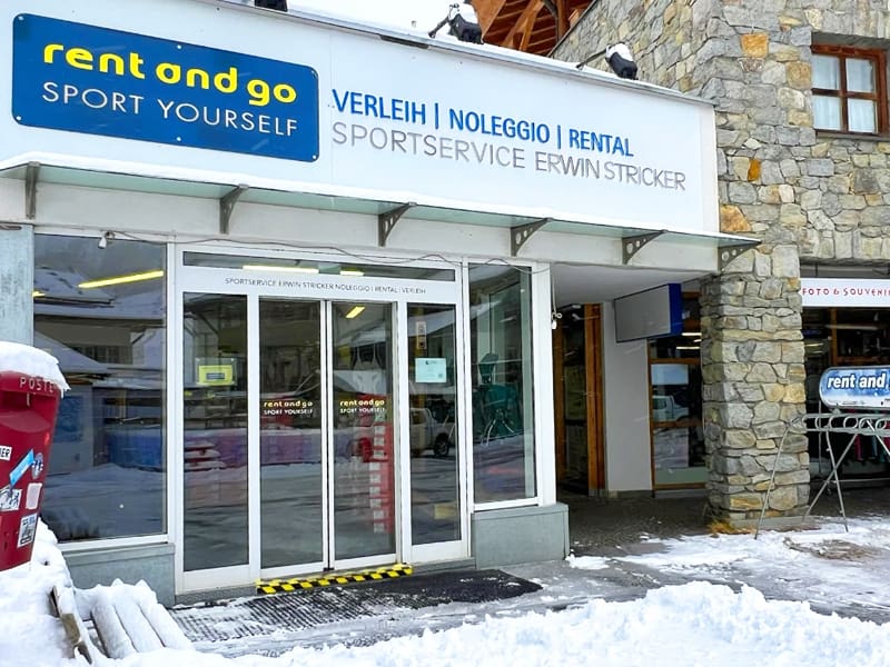 Ski hire shop Sportservice Erwin Stricker in Kurzras / Maso Corto 12e, Schnals