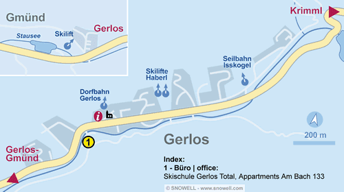 Resort Map Gerlos