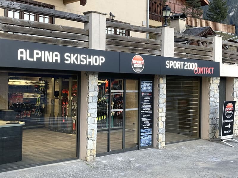 Ski hire shop Alpina Ski Shop in Batiment Club Alpina - Rue des Hauts du Crey, Champagny en Vanoise