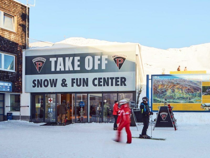 Ski hire shop Take Off Patscheider Sport in Bergstation Komperdell, Serfaus