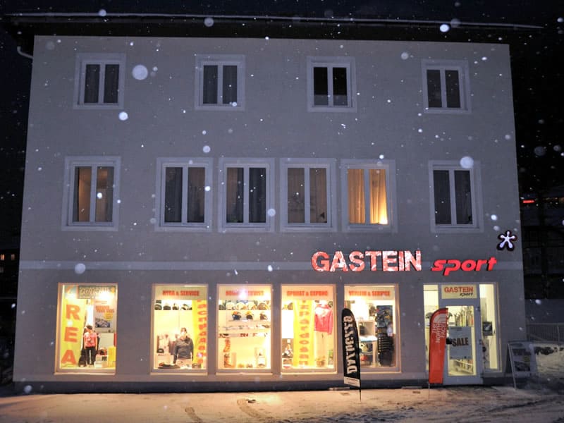 Ski hire shop Gastein Sport in Böcksteiner Bundesstrasse 2, Bad Gastein