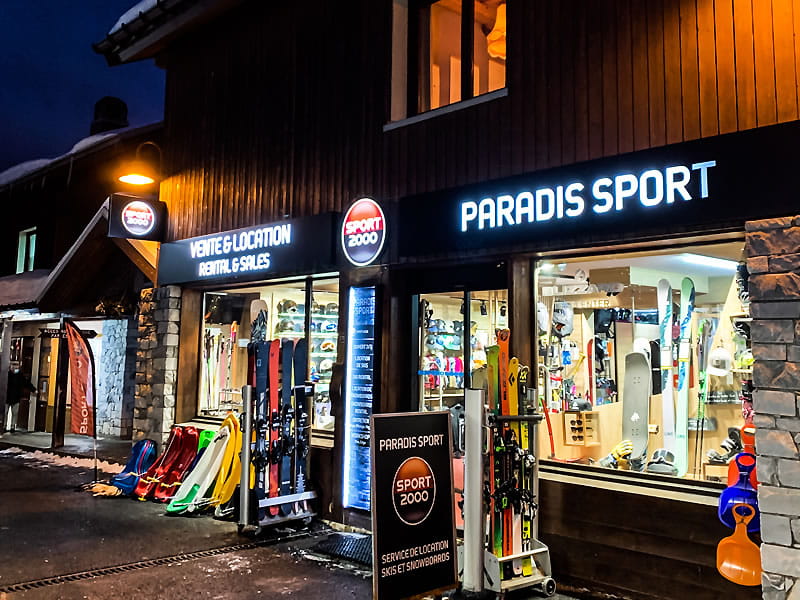 Ski hire shop Berard Skishop in Centre Commercial de Vallandry, Peisey Vallandry