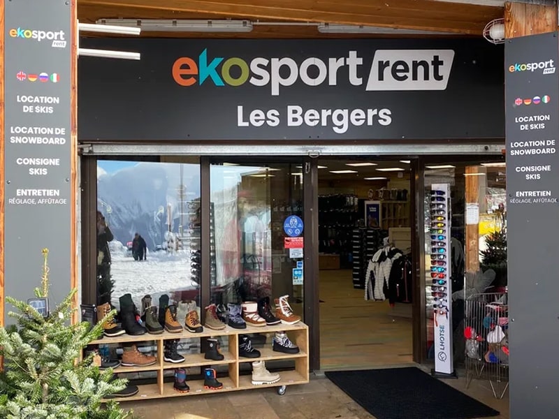 Ski hire shop Ekosport-Rent Les Bergers in Centre Commercial des Bergers, Alpe d’Huez