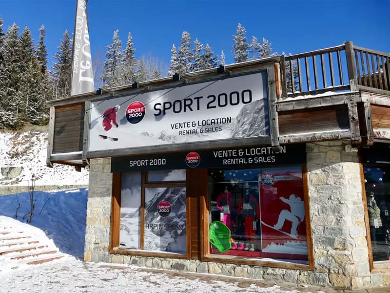 Ski hire shop Arpin Sport in Centre Commercial La Rosière, La Rosiere