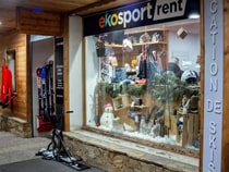 Ski hire shop Ekosport-Rent Bergerie Sport in Les Orres, Centre Station Résidence Soldanelles