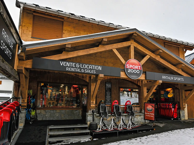 Ski hire shop Arthur Sports in Champrond, Saint Sorlin d Arves