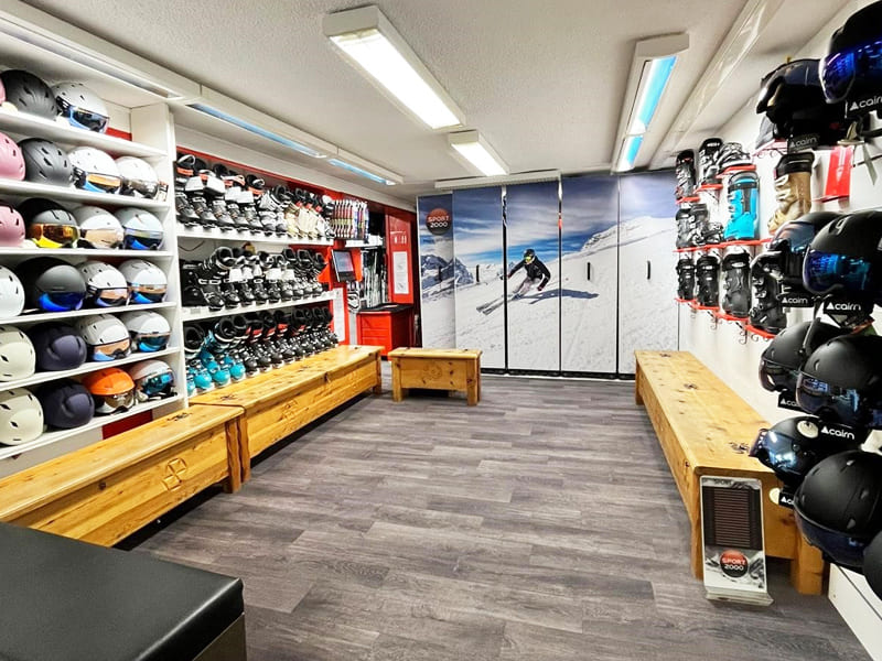 Ski hire shop Plagne 1800 Sports in Départ des pistes, La Plagne 1800