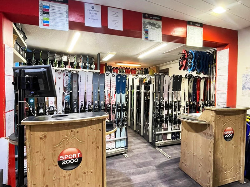 Ski hire shop Plagne 1800 Sports in Départ des pistes, La Plagne 1800