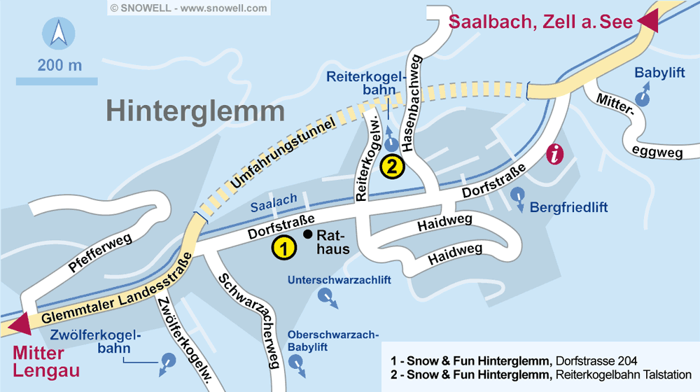 Ski Hire Hinterglemm SNOWELL