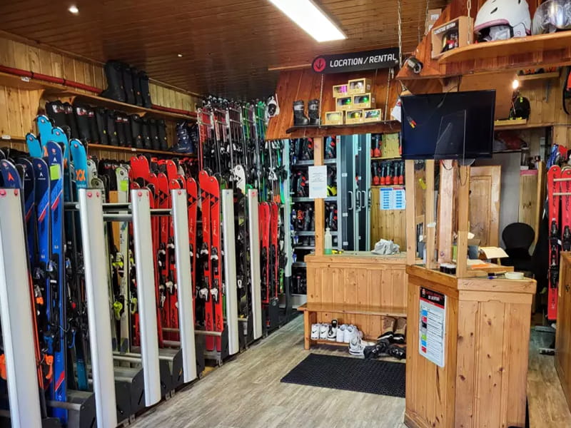 Ski hire shop Ekosport-Rent Foux de Ski in Étoile des neiges, La Foux d’Allos