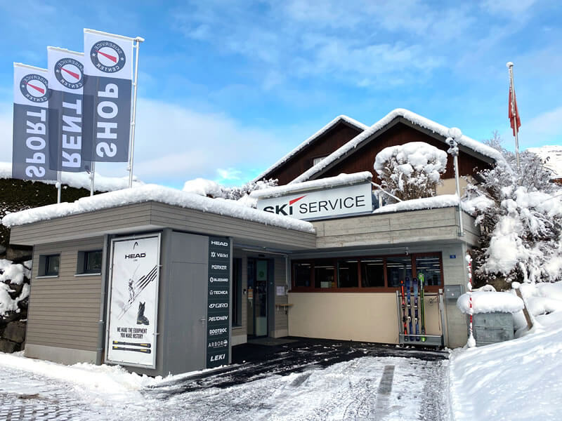 Ski hire shop Skiservice Center in Hauptstrasse 15 (Ortsgrenze Wildhaus), Unterwasser