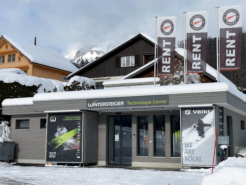 Ski hire shop Skiservice Center in Hauptstrasse 15 (Ortsgrenze Wildhaus), Unterwasser