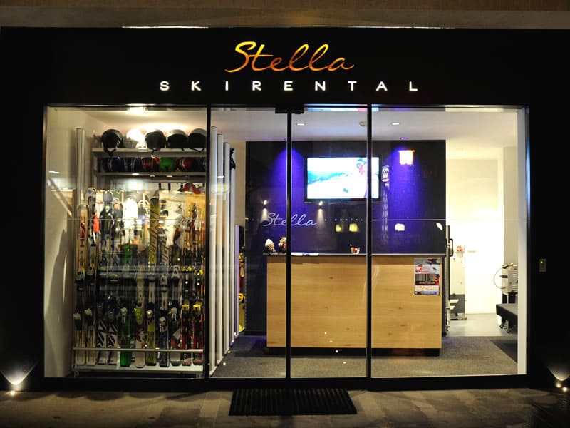 Ski hire shop Top Ski Rental in Hotel Stella - Streda Meisules 283, Wolkenstein-Selva Gardena