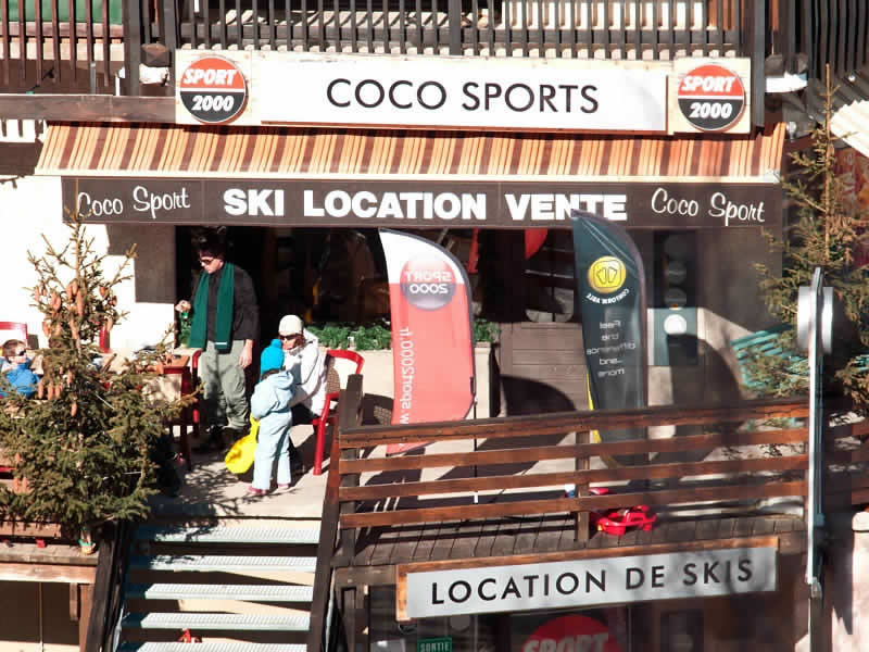 Ski hire shop Coco Sport in Immeuble Soldanelles Les Orgières, Auris-en-Oisans
