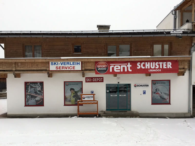 Ski hire shop SPORT 2000 Schuster in Juch 1 [Parkplatz Grubiggondelbahn], Lermoos