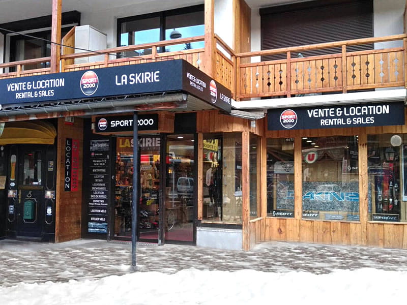 Ski hire shop La Skirie in L’Eperon- 70 Avenue de la Muzelle, Les Deux Alpes