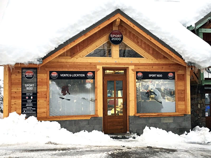 Ski hire shop Sport 1600 in La chaumière, Puy Saint Vincent 1600