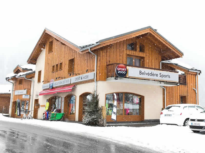 Ski hire shop Belvédère Sports in Le Crey, Champagny en Vanoise