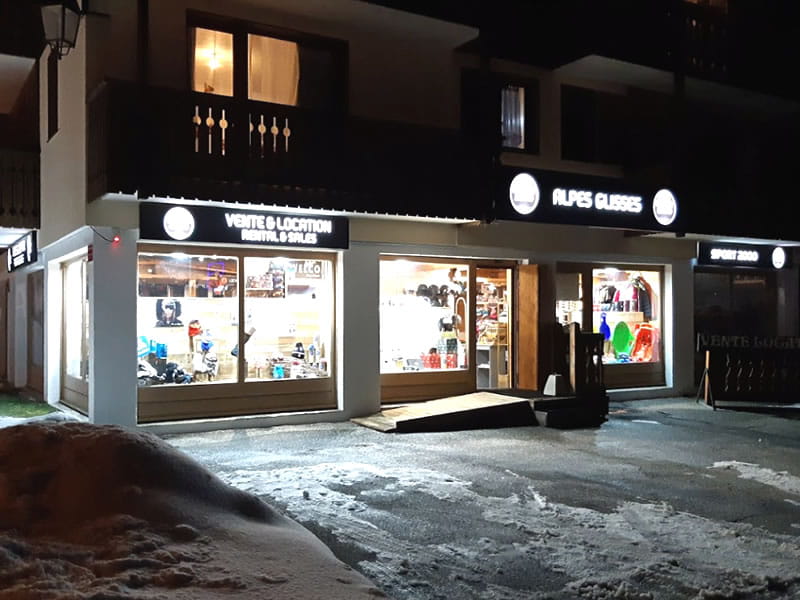 Ski hire shop Alpes Glisses in Le laideret - Chalet de Bazel, Tignes les Boisses