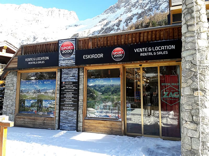Ski hire shop Eskiador in Le Portillo - Avenue Olympique, Val d Isere