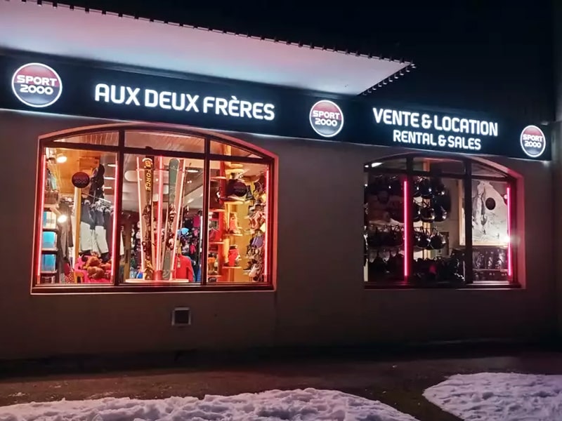 Ski hire shop Aux Deux Freres in Les Vernataux - Le Mollard, Albiez Montrond