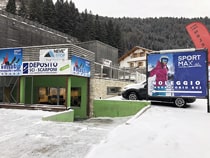 Ski hire shop Sport Max Folgaria in Folgaria, Località Fondo Grande 52 [sotto all'Hotel Kube]
