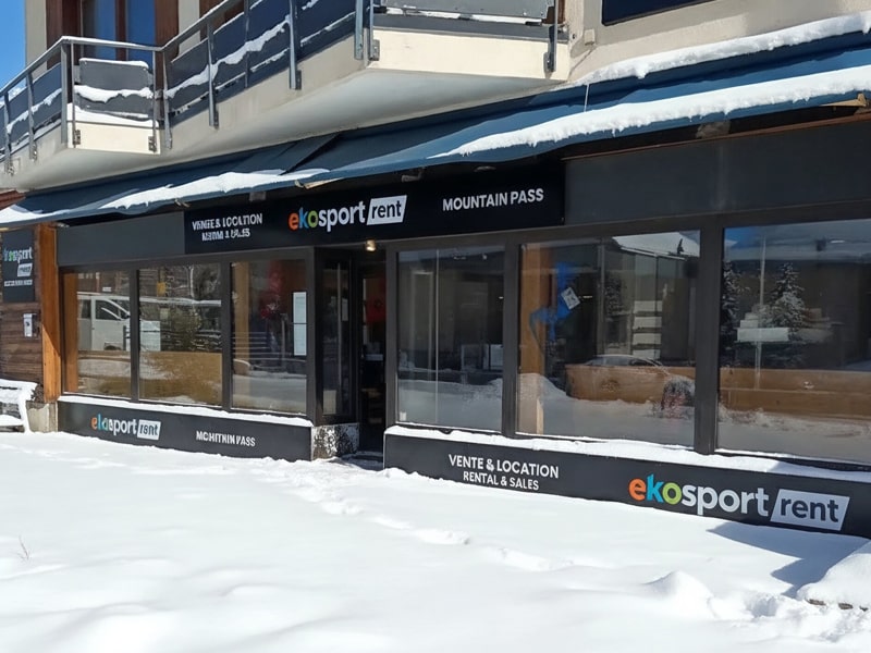 Ski hire shop Ekosport-Rent Mountain Pass in Montée du roc blanc, Orcieres Merlettes