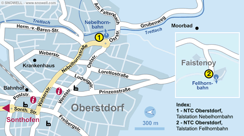 Ski Hire Oberstdorf SNOWELL 67 Talstation Ntc Oberstdorf Map Oberstdorf 500 