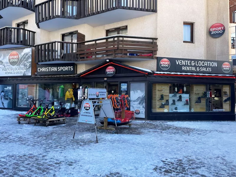 Ski hire shop Christian Sports in Orrianes des sources, Les Orres