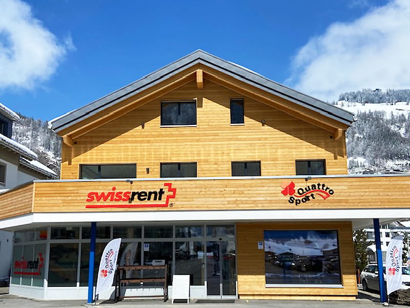 Ski hire shop Swissrent Quattro in Parkplatz Titlisbahnen - Engelbergerstrasse 38, Engelberg