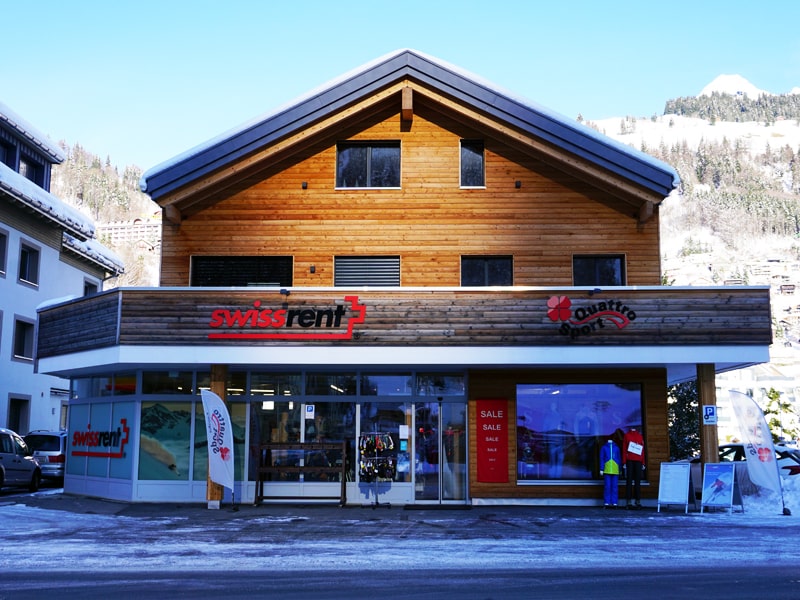 Ski hire shop Swissrent Quattro in Parkplatz Titlisbahnen - Engelbergerstrasse 38, Engelberg