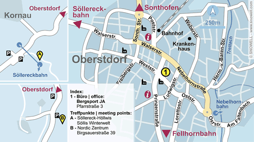 Resort Map Oberstdorf