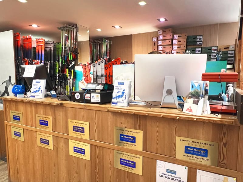 Ski hire shop Maison Clataud Sport in Piazza Assietta, 16, Sauze d’Oulx